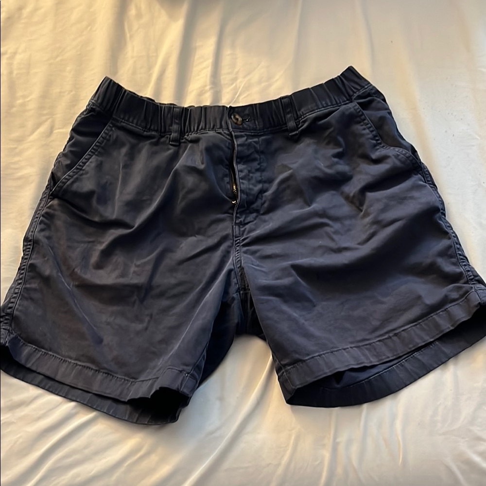 Men's Navy Bear Bottom Shorts